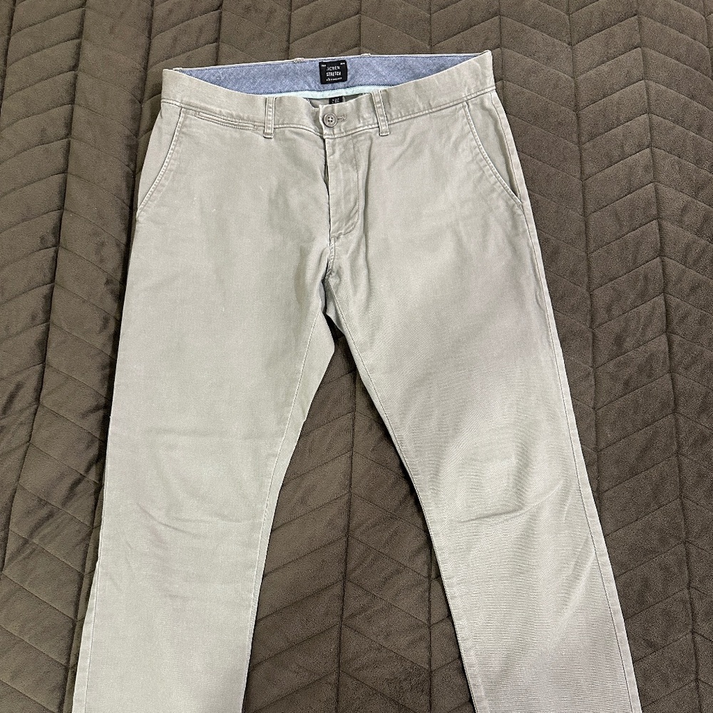 J. Crew 250 SKINNY Grey Pants